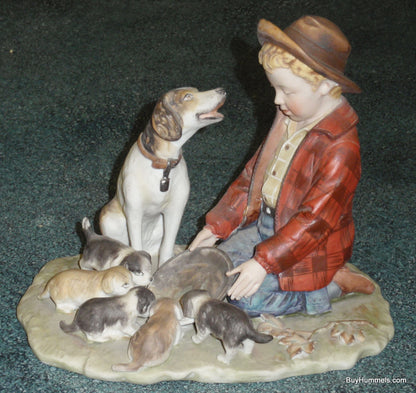 Gorham "Pride Of Parenthood" Norman Rockwell “A Boy and His Dog” Figurine Four Seasons Fall