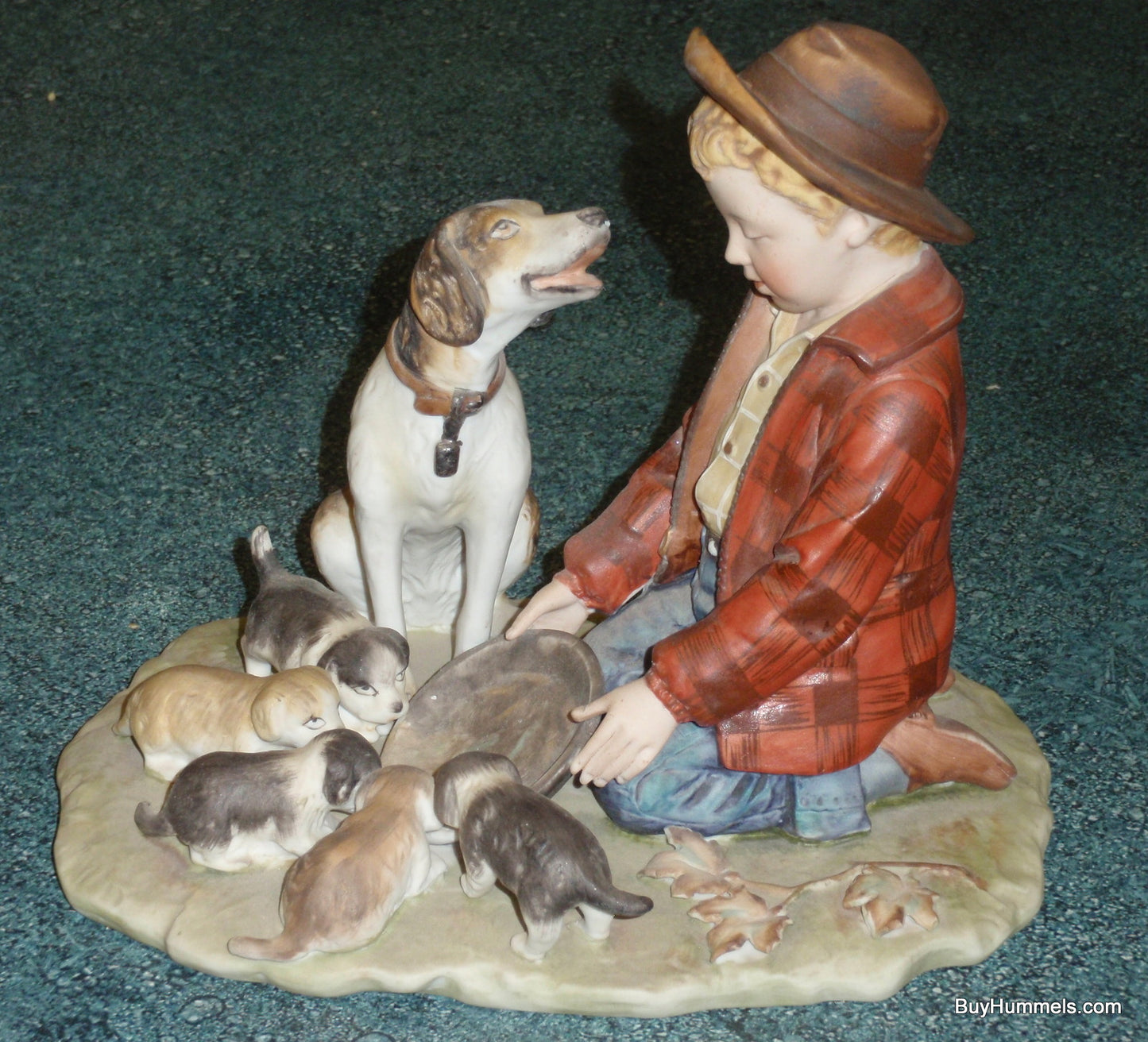 Gorham "Pride Of Parenthood" Norman Rockwell “A Boy and His Dog” Figurine Four Seasons Fall
