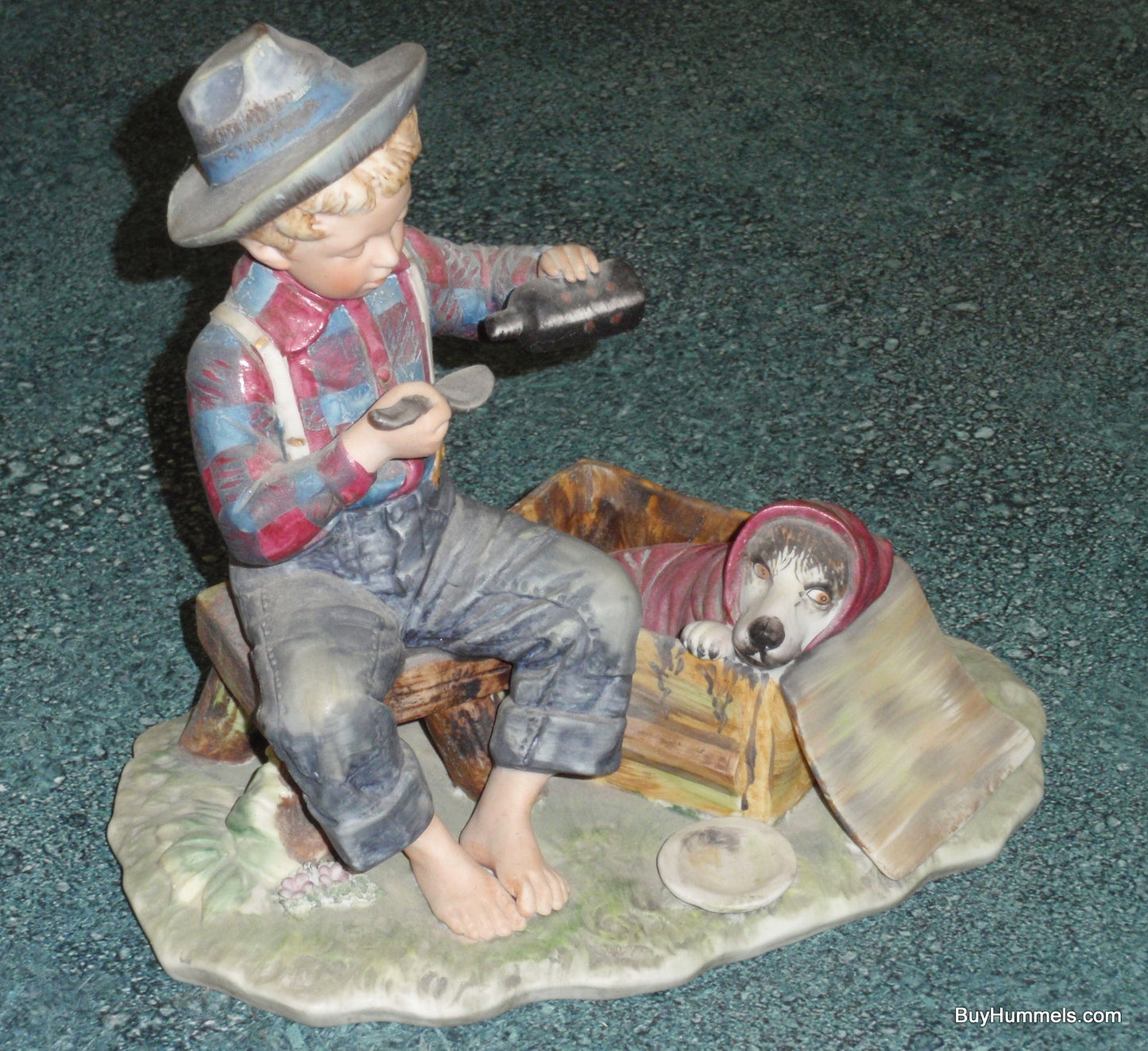 Gorham Norman Rockwell "Mysterious Malady" Four Seasons Boy With Dog Summer Edition With Original Box