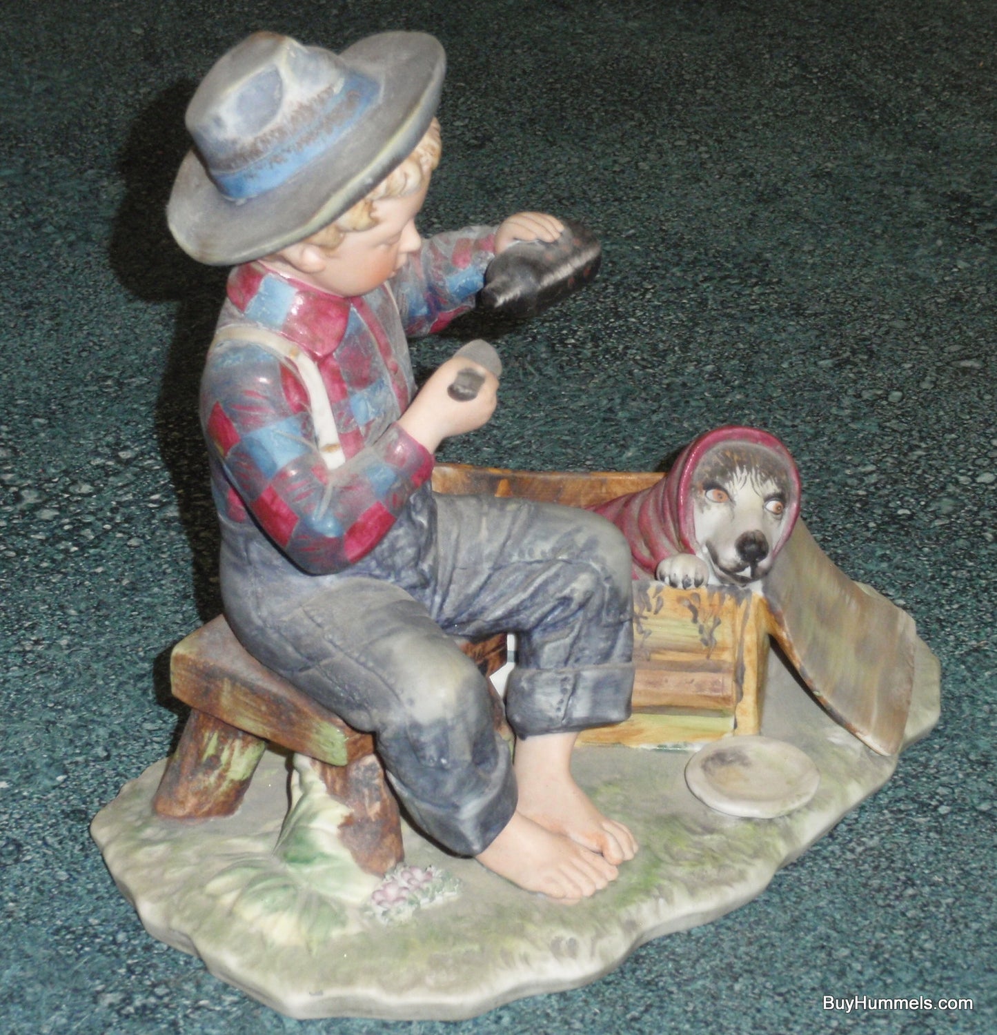 Gorham Norman Rockwell "Mysterious Malady" Four Seasons Boy With Dog Summer Edition With Original Box