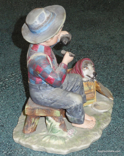 Gorham Norman Rockwell "Mysterious Malady" Four Seasons Boy With Dog Summer Edition With Original Box
