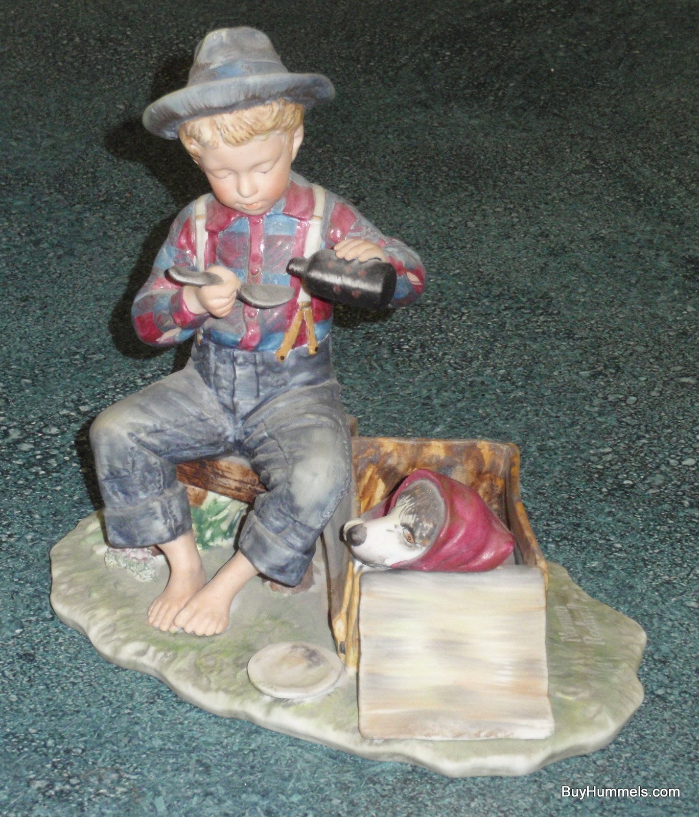 Gorham Norman Rockwell "Mysterious Malady" Four Seasons Boy With Dog Summer Edition With Original Box