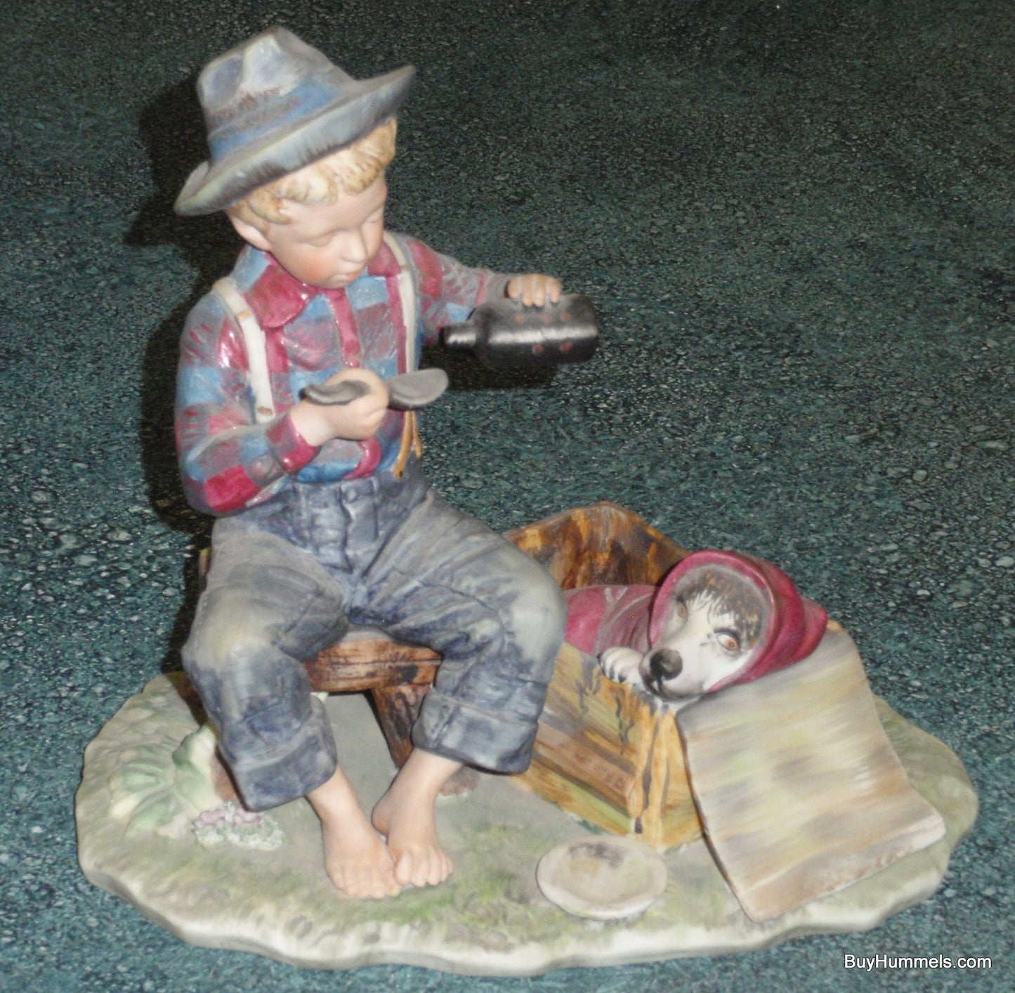 Gorham Norman Rockwell "Mysterious Malady" Four Seasons Boy With Dog Summer Edition With Original Box