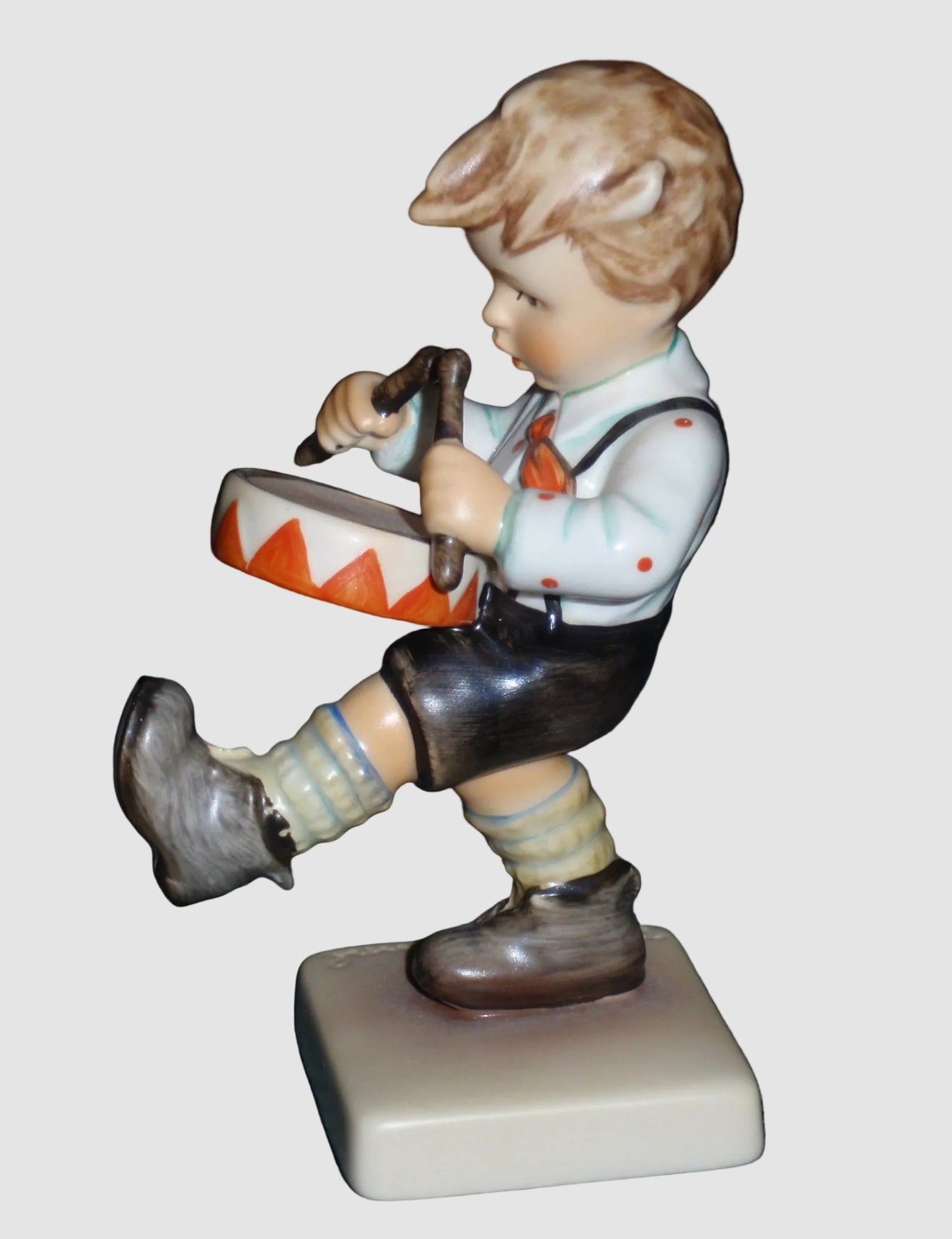 Goebel Hummel 240 Little Drummer Boy Playing Drums Figurine