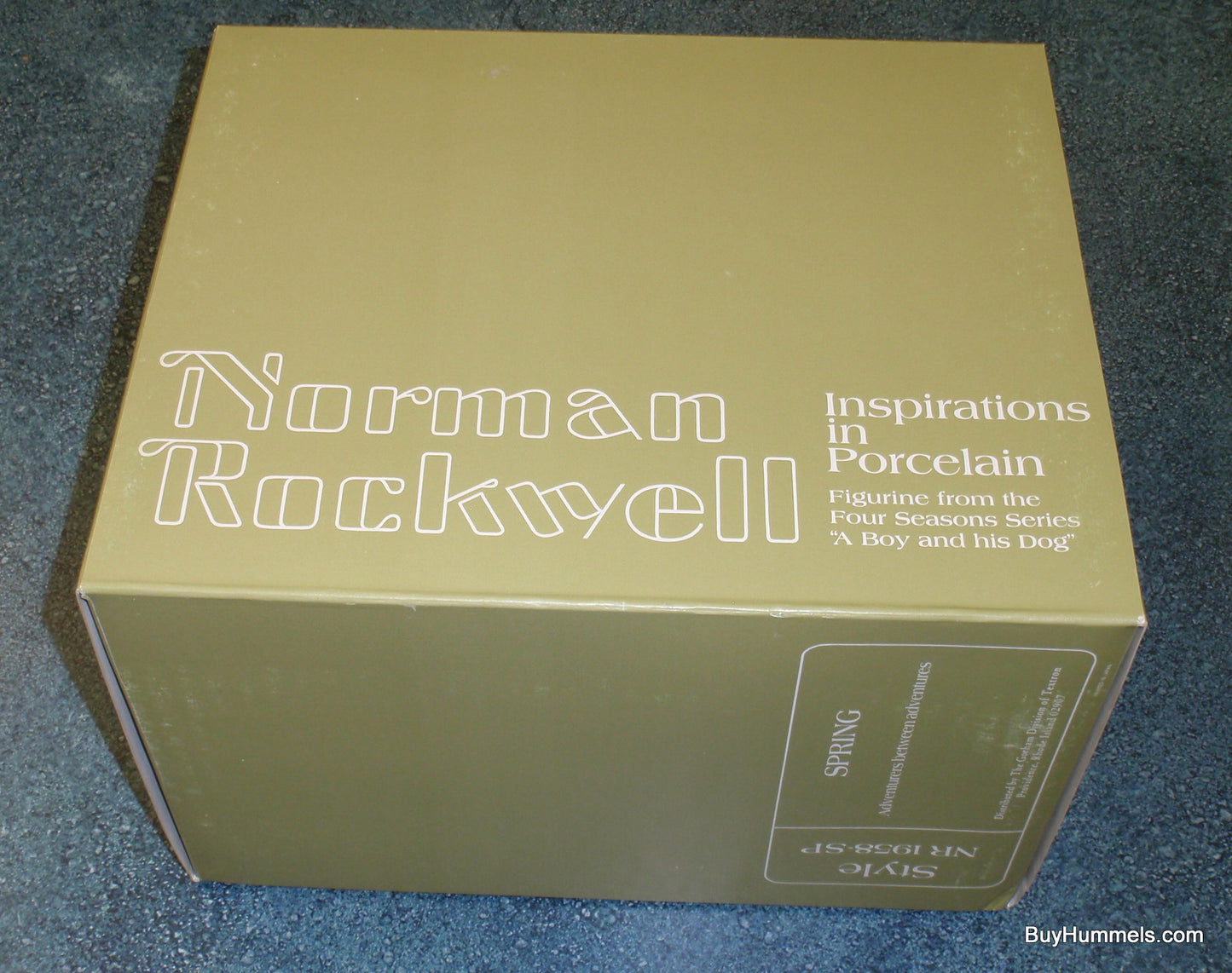 Norman Rockwell “A Boy and His Dog” Figurine Four Seasons Spring