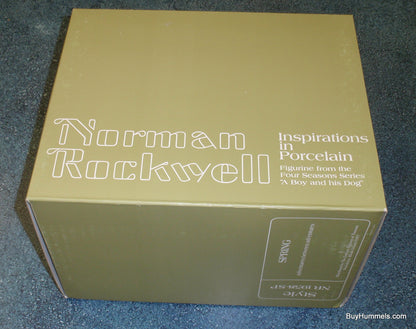 Norman Rockwell “A Boy and His Dog” Figurine Four Seasons Spring