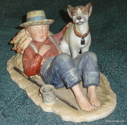 Norman Rockwell “A Boy and His Dog” Figurine Four Seasons Spring