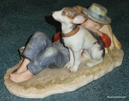 Norman Rockwell “A Boy and His Dog” Figurine Four Seasons Spring