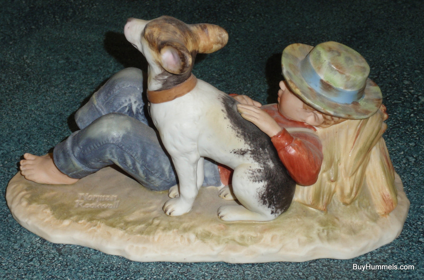 Norman Rockwell “A Boy and His Dog” Figurine Four Seasons Spring