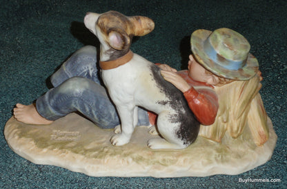 Norman Rockwell “A Boy and His Dog” Figurine Four Seasons Spring