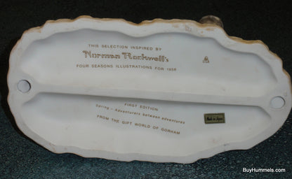 Norman Rockwell “A Boy and His Dog” Figurine Four Seasons Spring