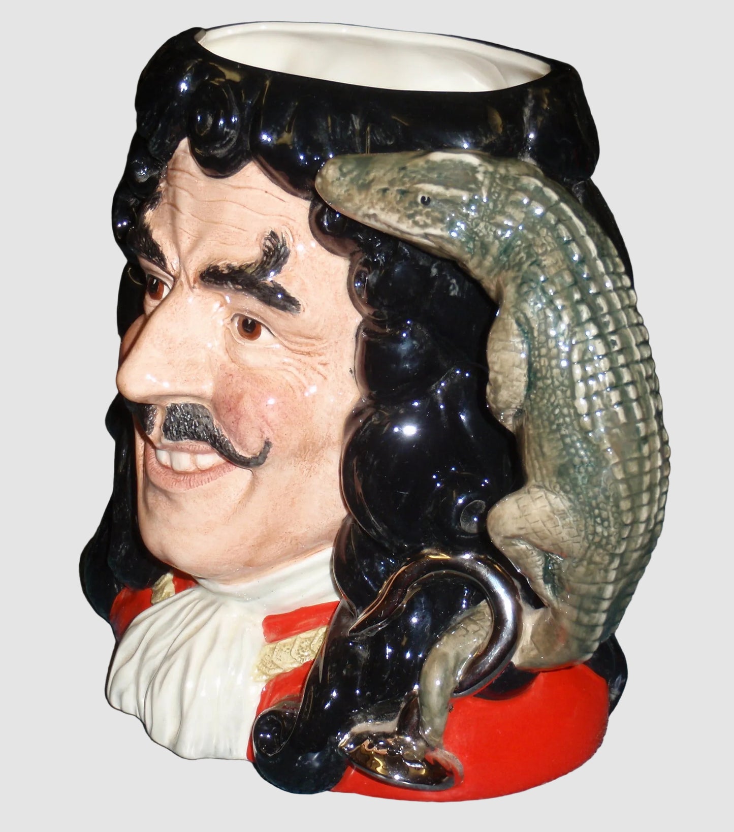 "Captain Hook" Peter Pan Royal Doulton Character Jug Of The Year D6947 (6.75")