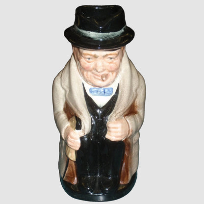 "Winston Churchill" Royal Doulton Character Toby Jug D6172 - Medium (5.5")
