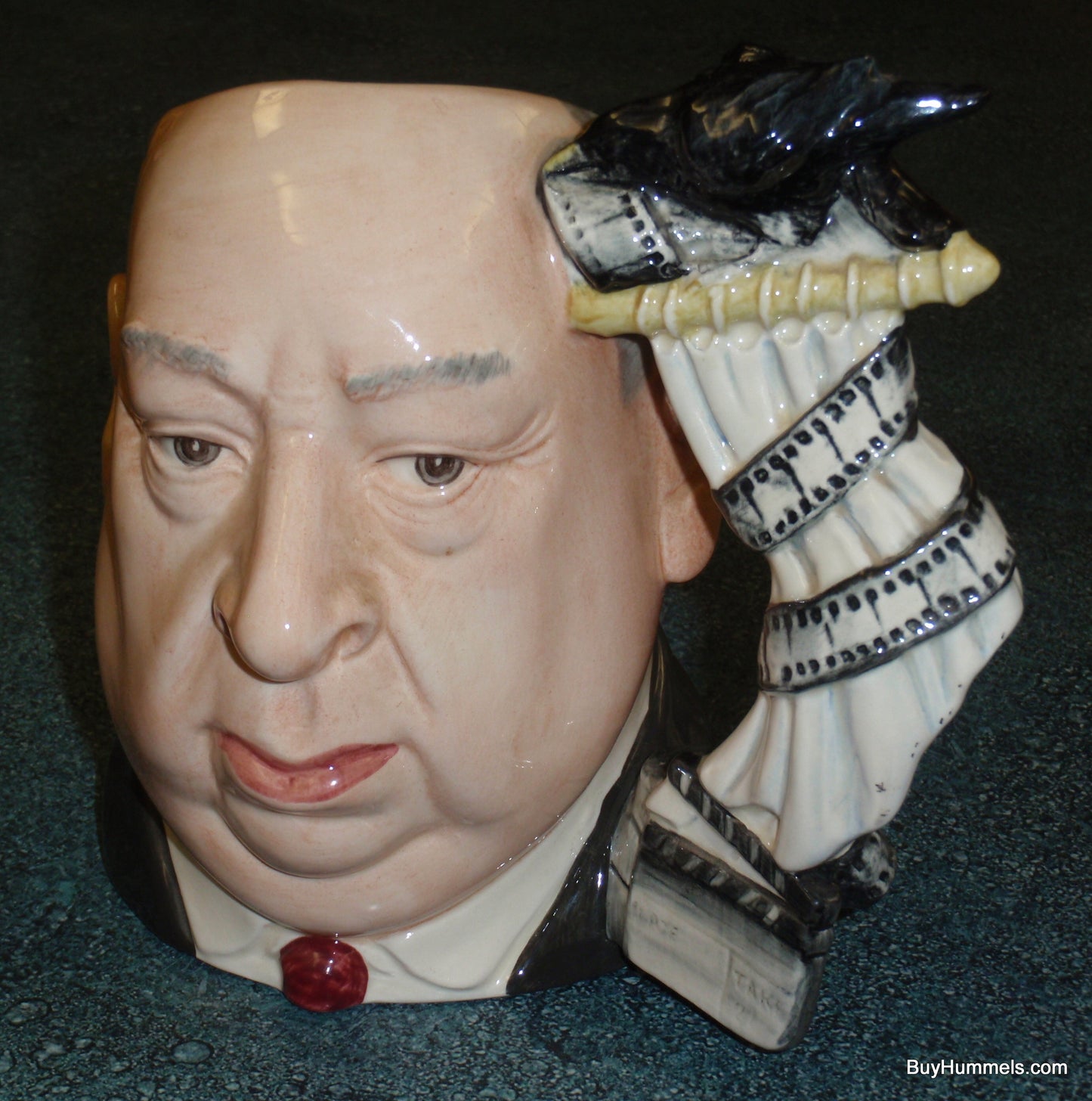 Alfred Hitchcock Royal Doulton Character Jug D6987 With The Birds Handle