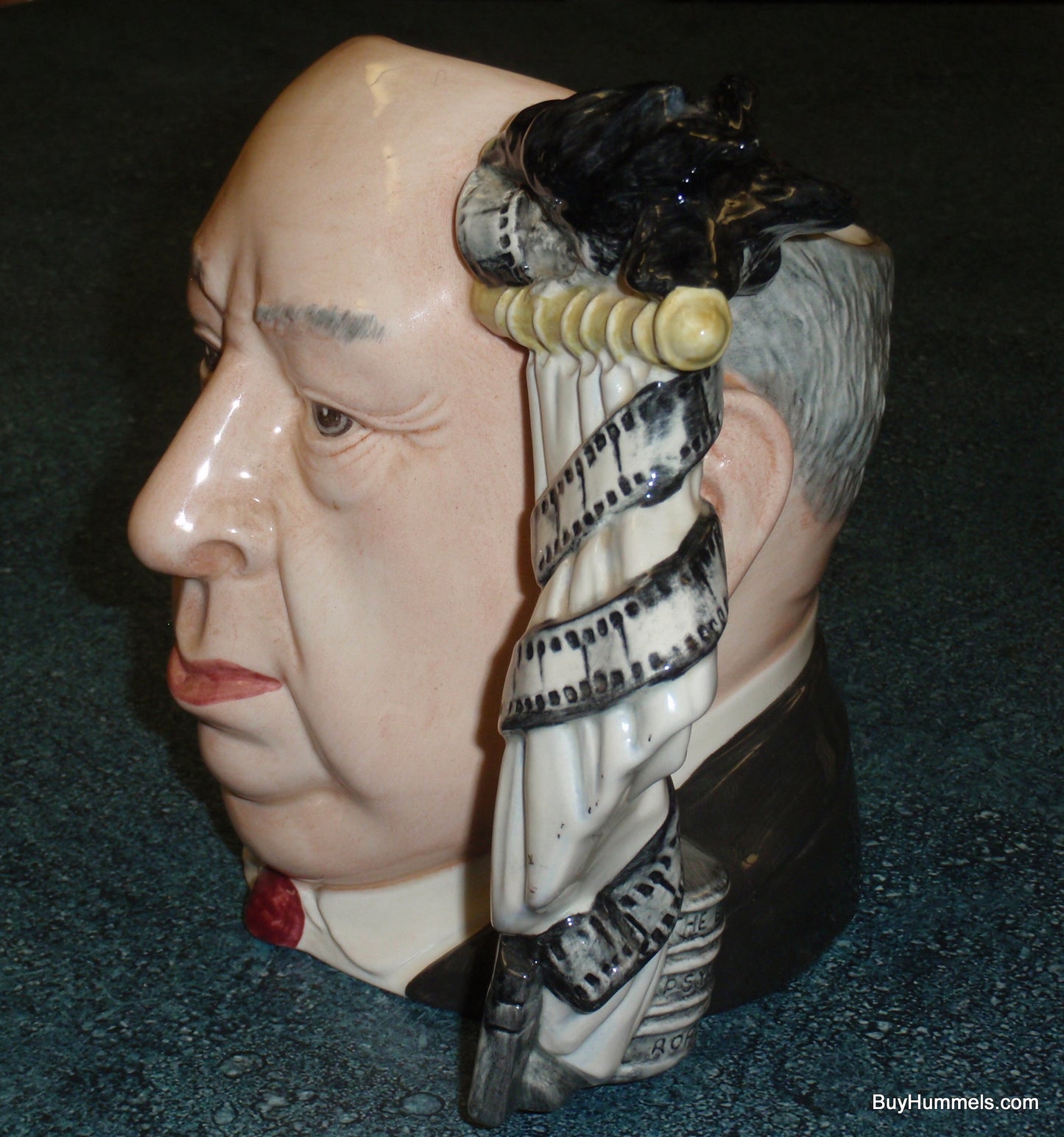 Alfred Hitchcock Royal Doulton Character Jug D6987 With The Birds Handle