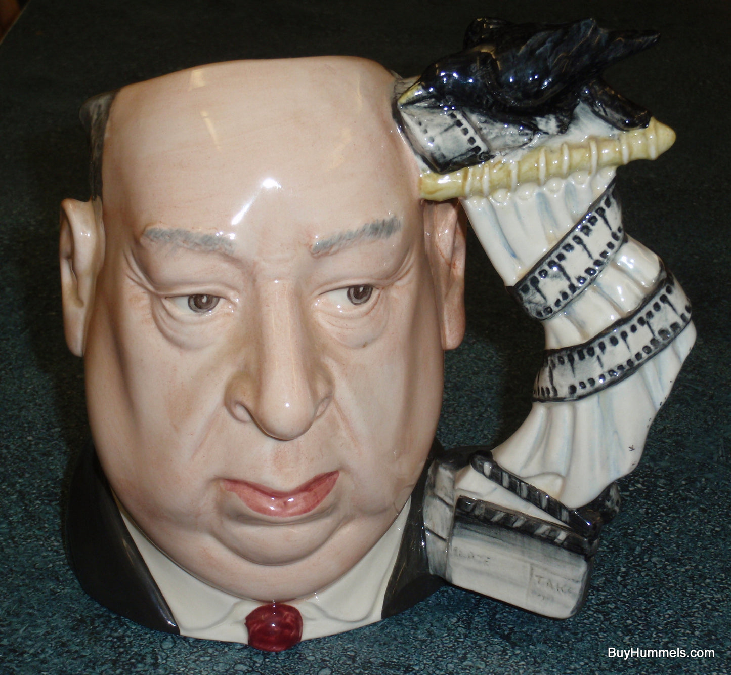 Alfred Hitchcock Royal Doulton Character Jug D6987 With The Birds Handle