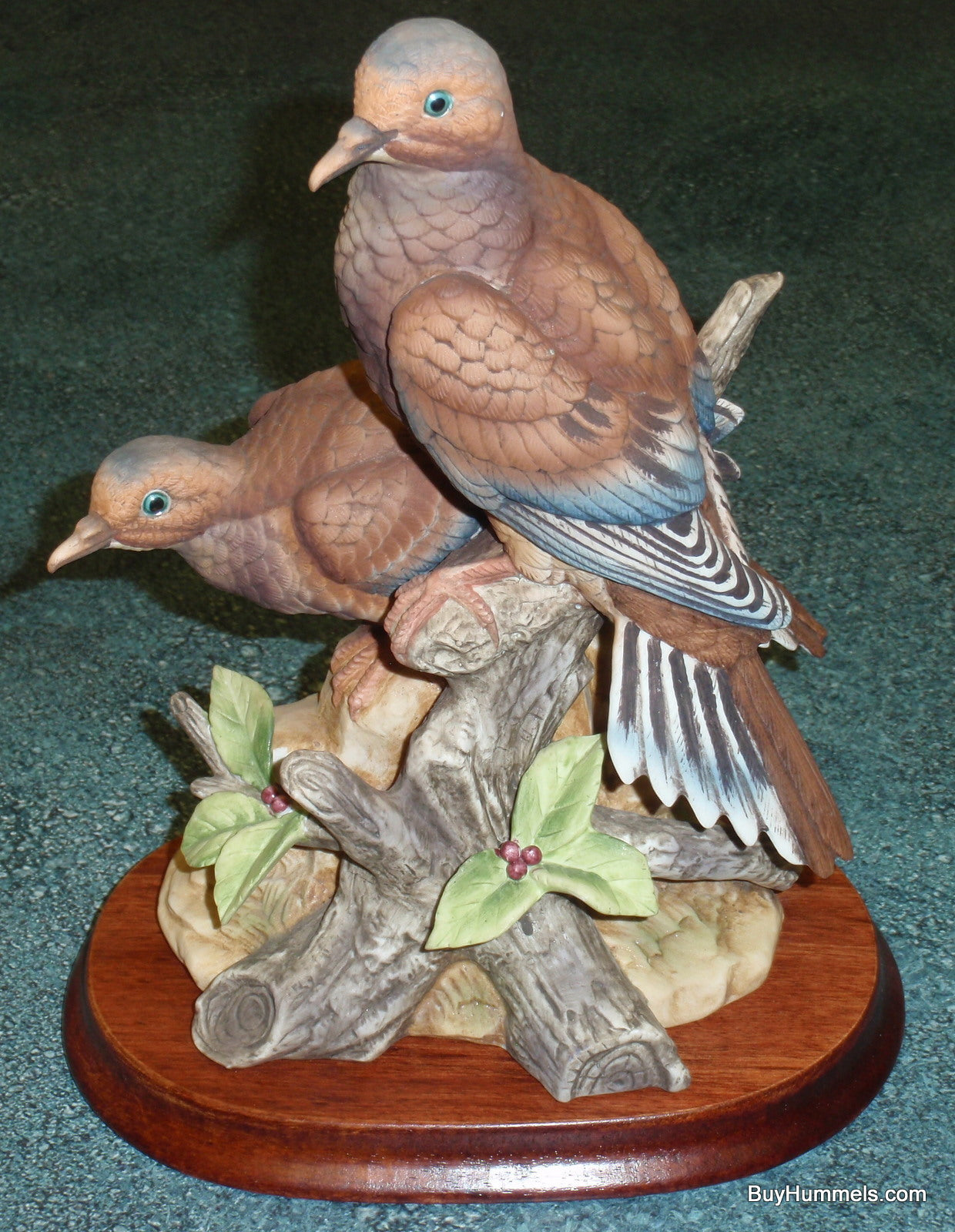 VINTAGE MOURNING DOVES ANDREA BY SADEK COLLECTIBLE BIRD FIGURINE BIRDWATCHER GIFT