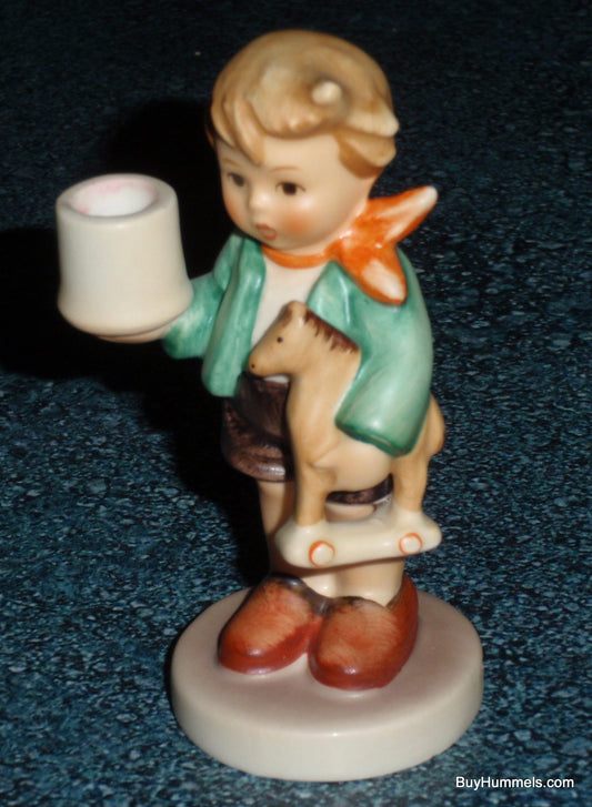 Boy With Horse #117 Goebel Hummel Candle Holder - Cute Collectible Gift!