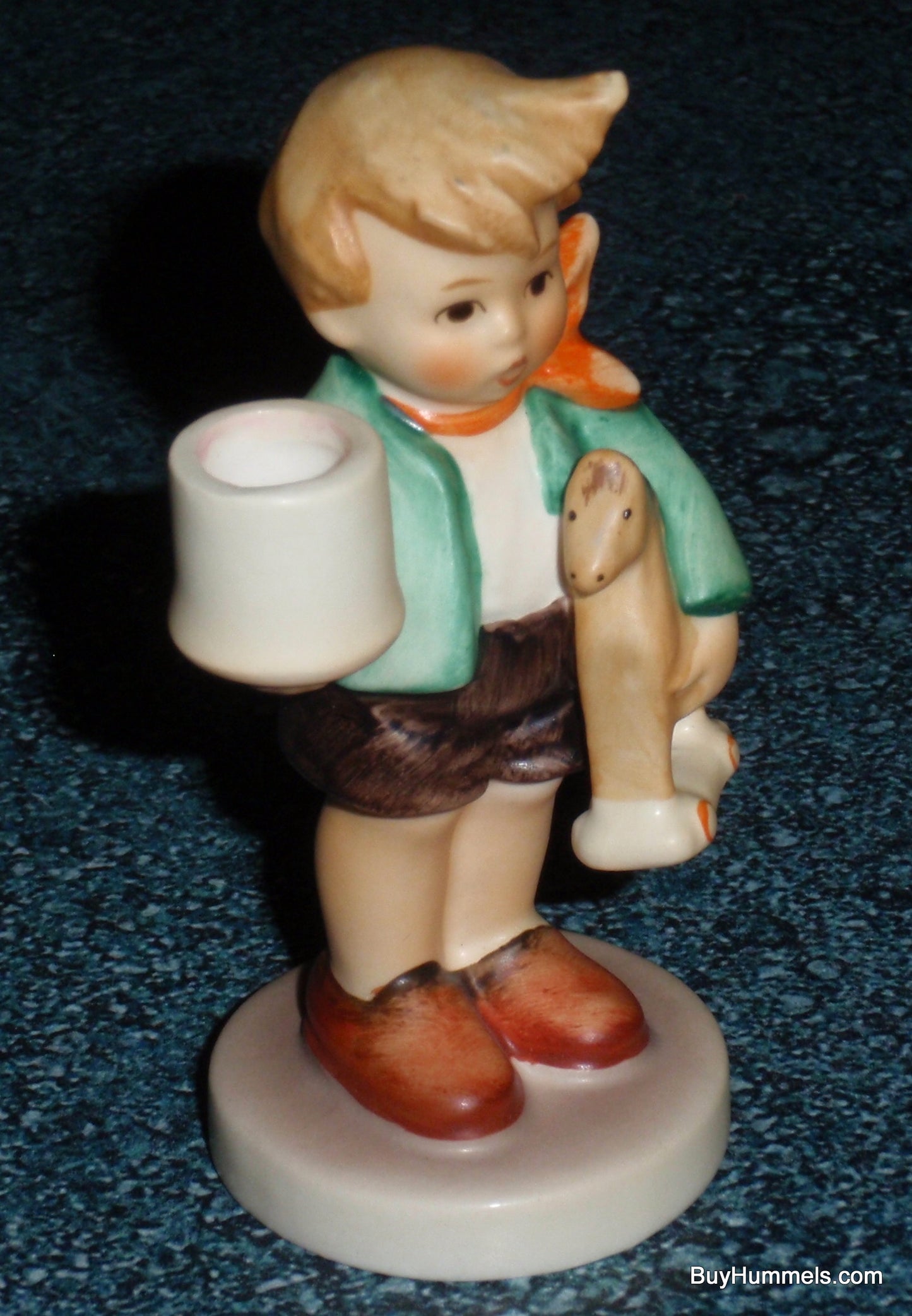 Boy With Horse #117 Goebel Hummel Candle Holder - Cute Collectible Gift!