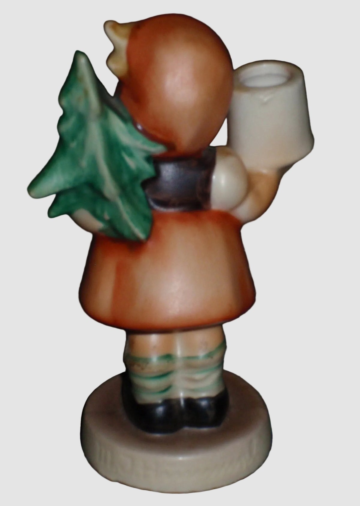 "Girl With Fir Tree" Advent Candleholder Goebel Hummel Figurine #116 (3.5")