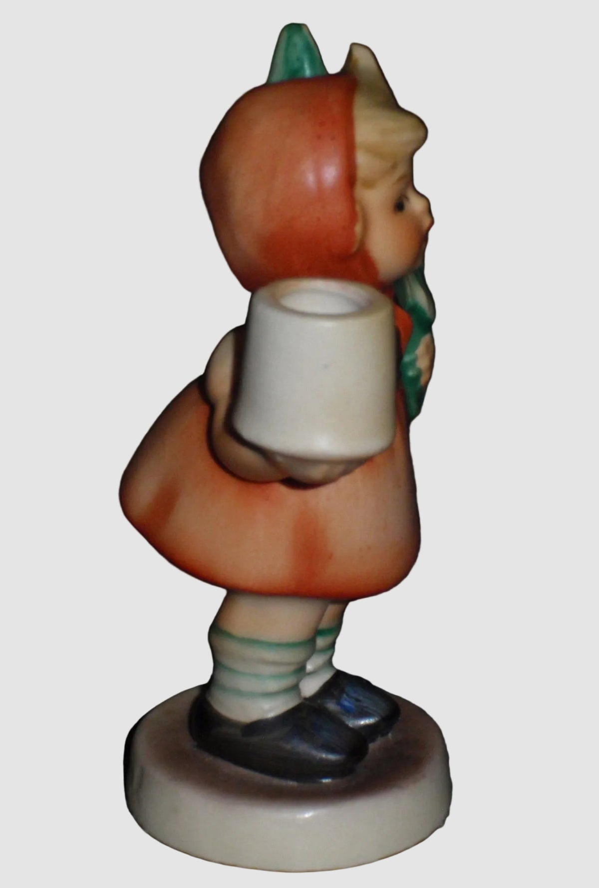 "Girl With Fir Tree" Advent Candleholder Goebel Hummel Figurine #116 (3.5")