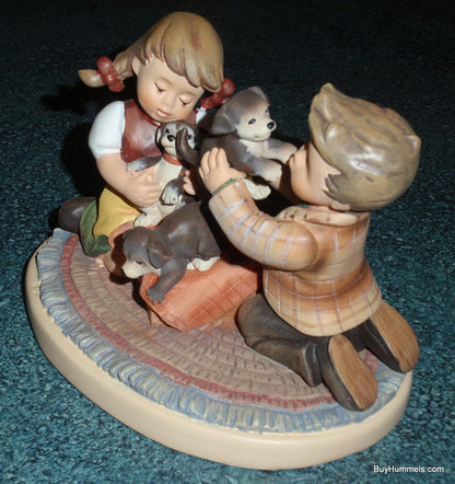 Hummel Danbury Mint Figurine "Puppy Surprise" - Adorable Gift!