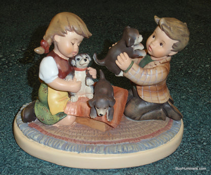 Hummel Danbury Mint Figurine "Puppy Surprise" - Adorable Gift!