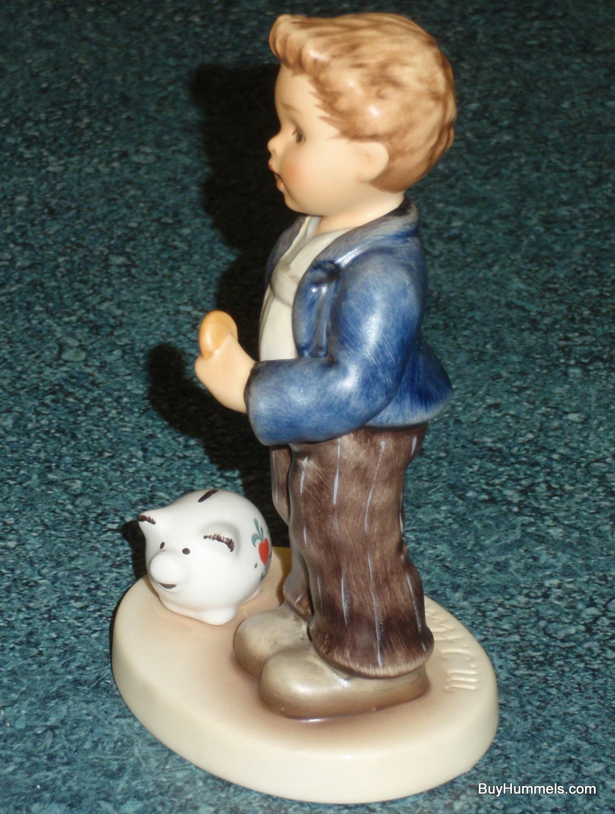 "The Little Banker" Hummel Figurine #2321 - Cute Little Saver Boy!