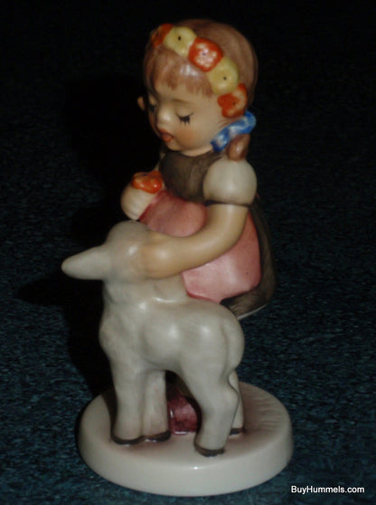 Goebel Hummel Figurine "Springtime Friends" #2230 - Girl With Flower And Baby Lamb!