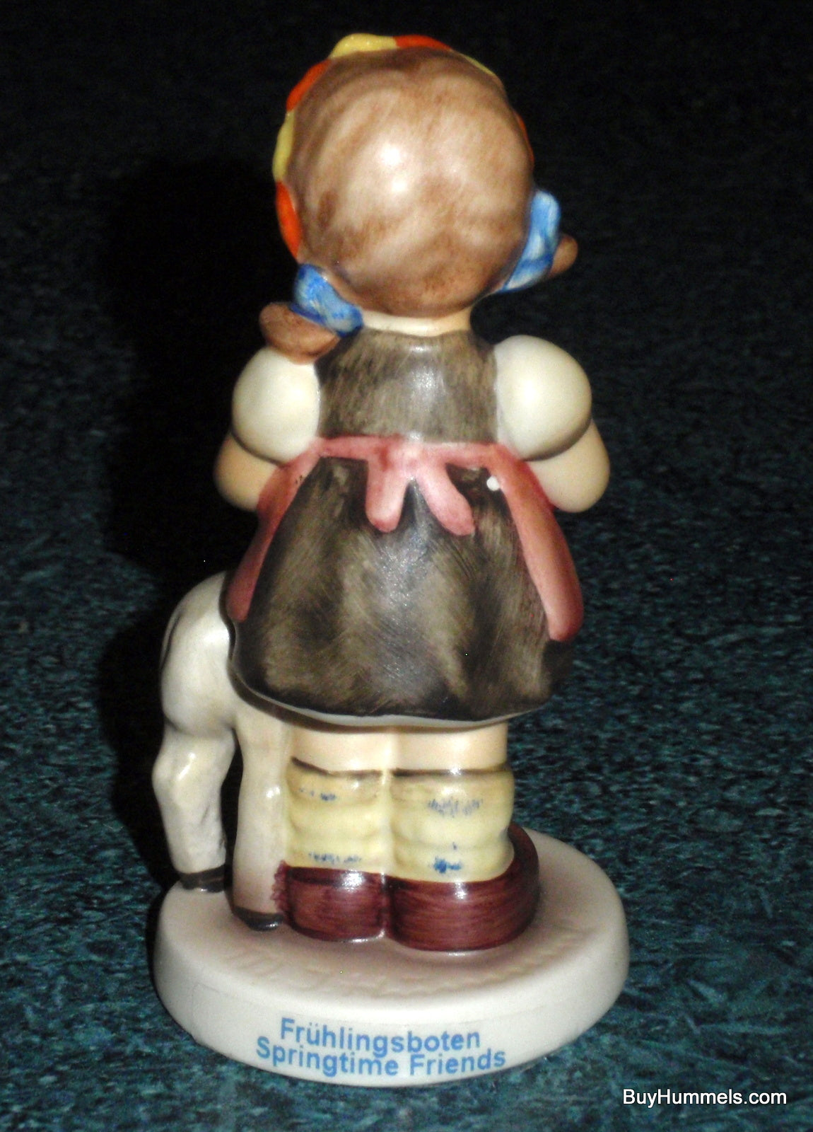Goebel Hummel Figurine "Springtime Friends" #2230 - Girl With Flower And Baby Lamb!