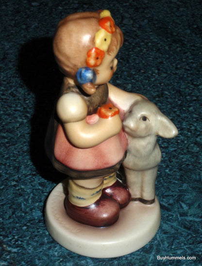 Goebel Hummel Figurine "Springtime Friends" #2230 - Girl With Flower And Baby Lamb!