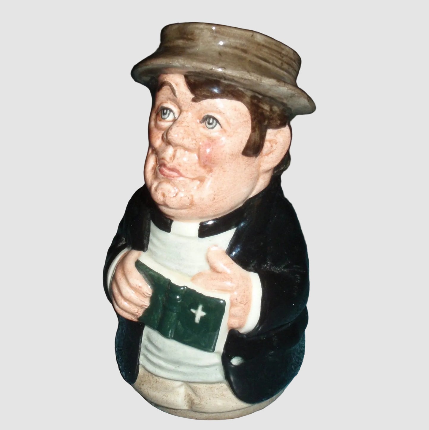 "The Clergyman" Rev. Cassock Royal Doulton Character Toby Jug D6702 (4")