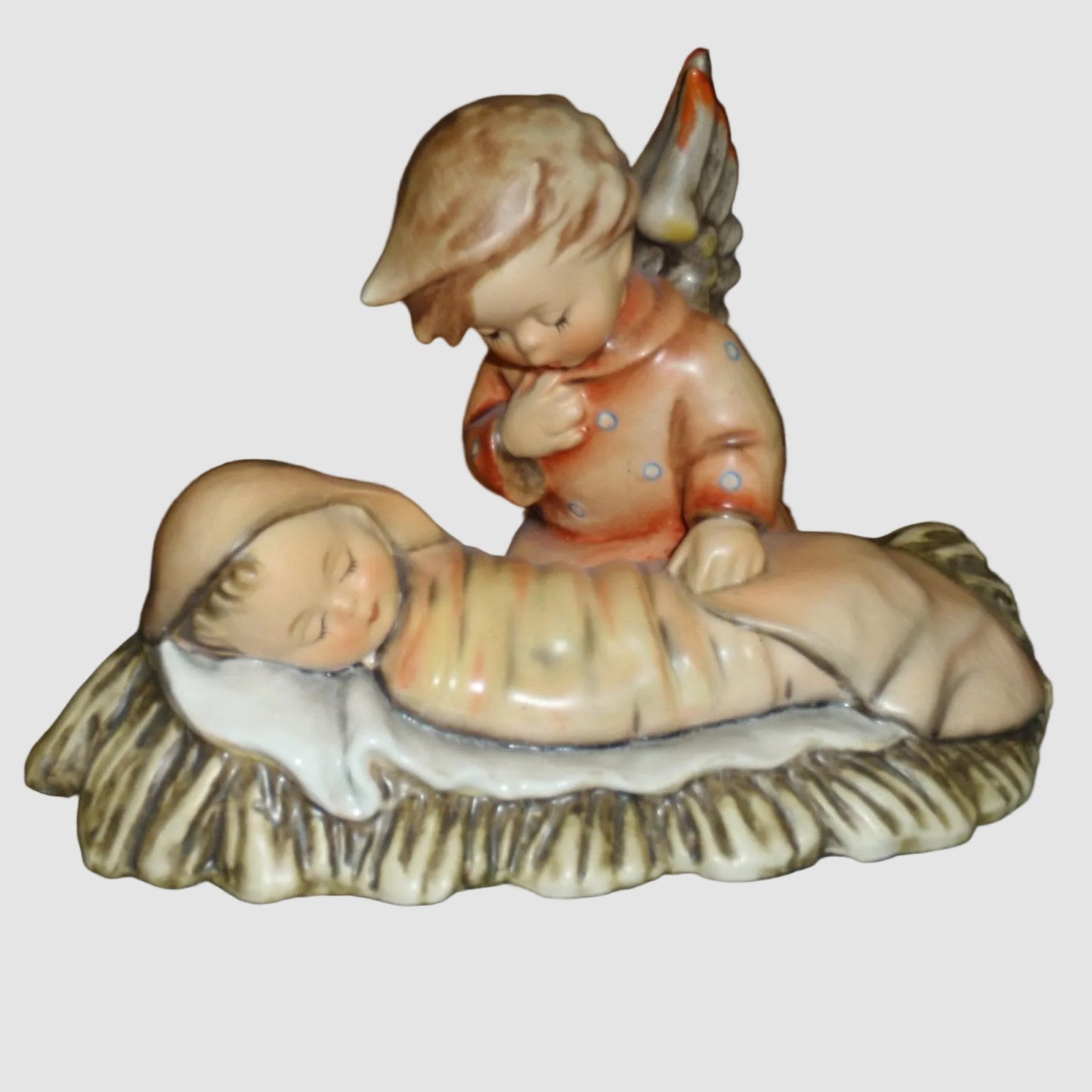 "Angelic Sleep" Goebel Hummel Figurine Candleholder #25 - (3.75")