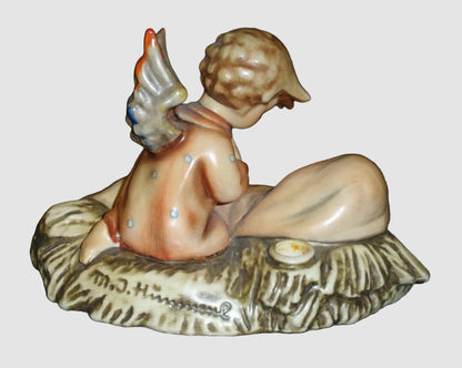 "Angelic Sleep" Goebel Hummel Figurine Candleholder #25 - (3.75")