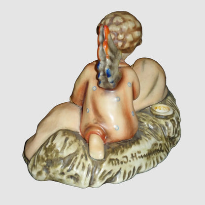 "Angelic Sleep" Goebel Hummel Figurine Candleholder #25 - (3.75")