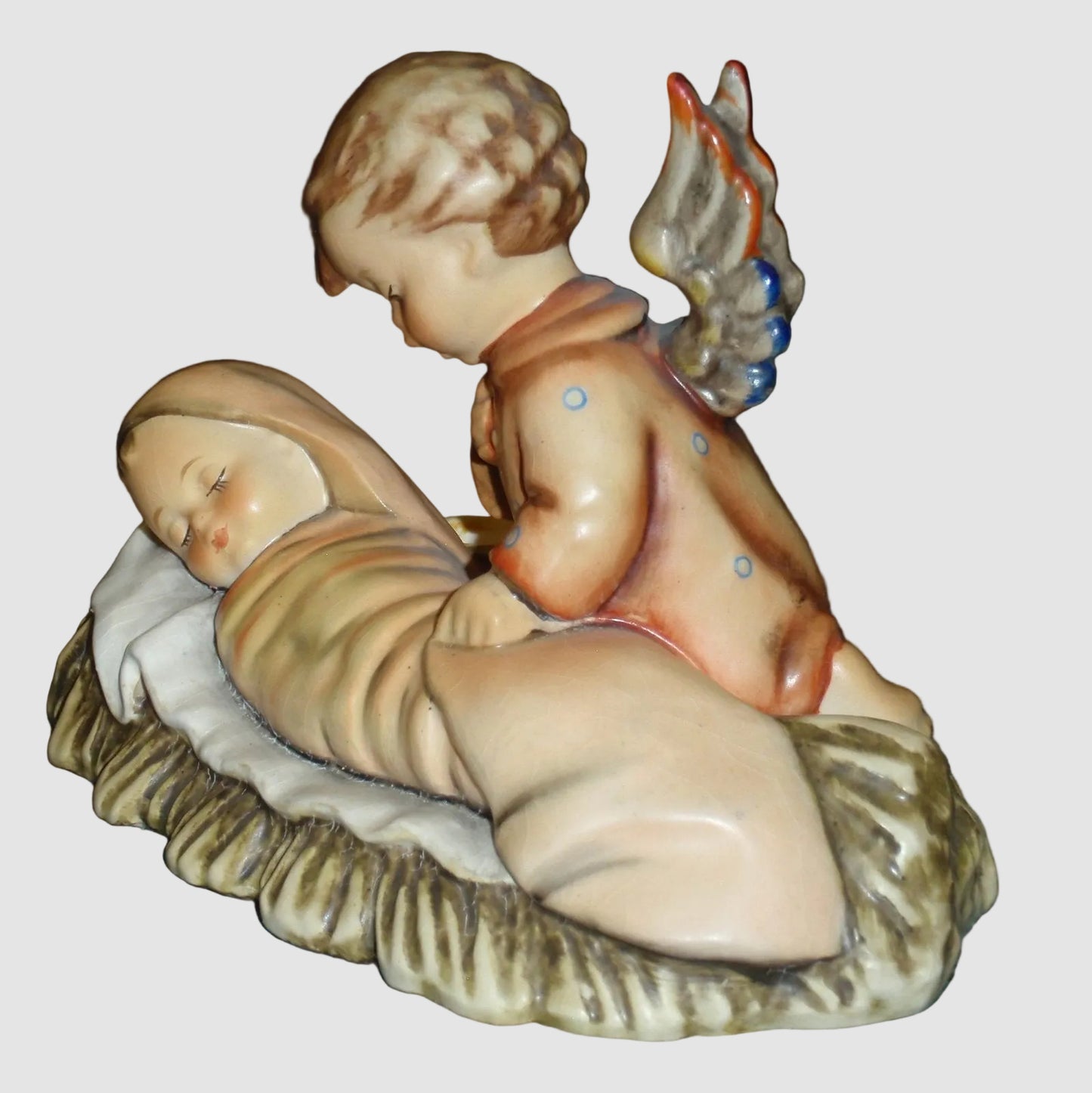 "Angelic Sleep" Goebel Hummel Figurine Candleholder #25 - (3.75")