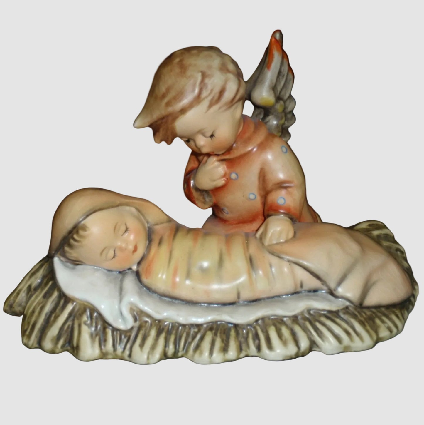 "Angelic Sleep" Goebel Hummel Figurine Candleholder #25 - (3.75")