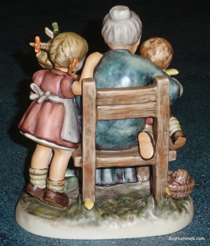 "A Story From Grandma" Hummel Figurine #620 - Grandma Reading To Grandchildren!