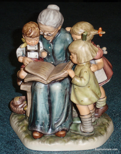 "A Story From Grandma" Hummel Figurine #620 - Grandma Reading To Grandchildren!