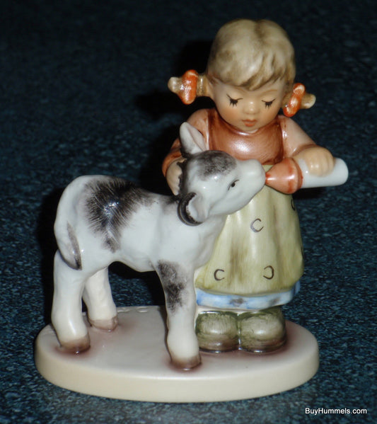 "Friendly Feeding" Goebel Hummel Figurine #2231 Girl With Baby Cow - Cute Farm Life Gift!