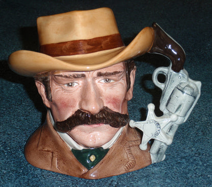 Wyatt Earp Royal Doulton Jug D6711