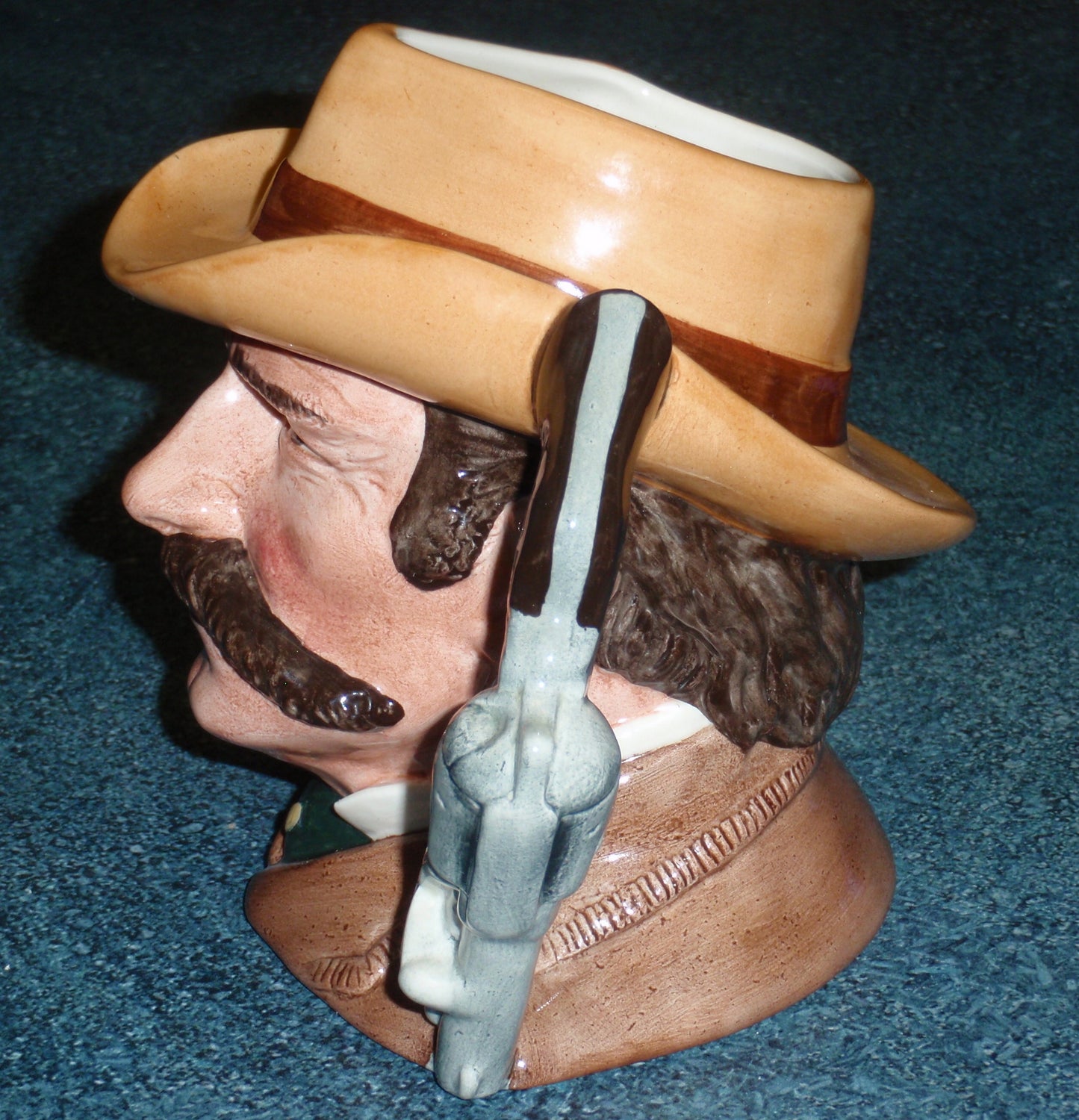 Royal Doulton "Wyatt Earp" Character Jug – D6711 (Wild West Collection)