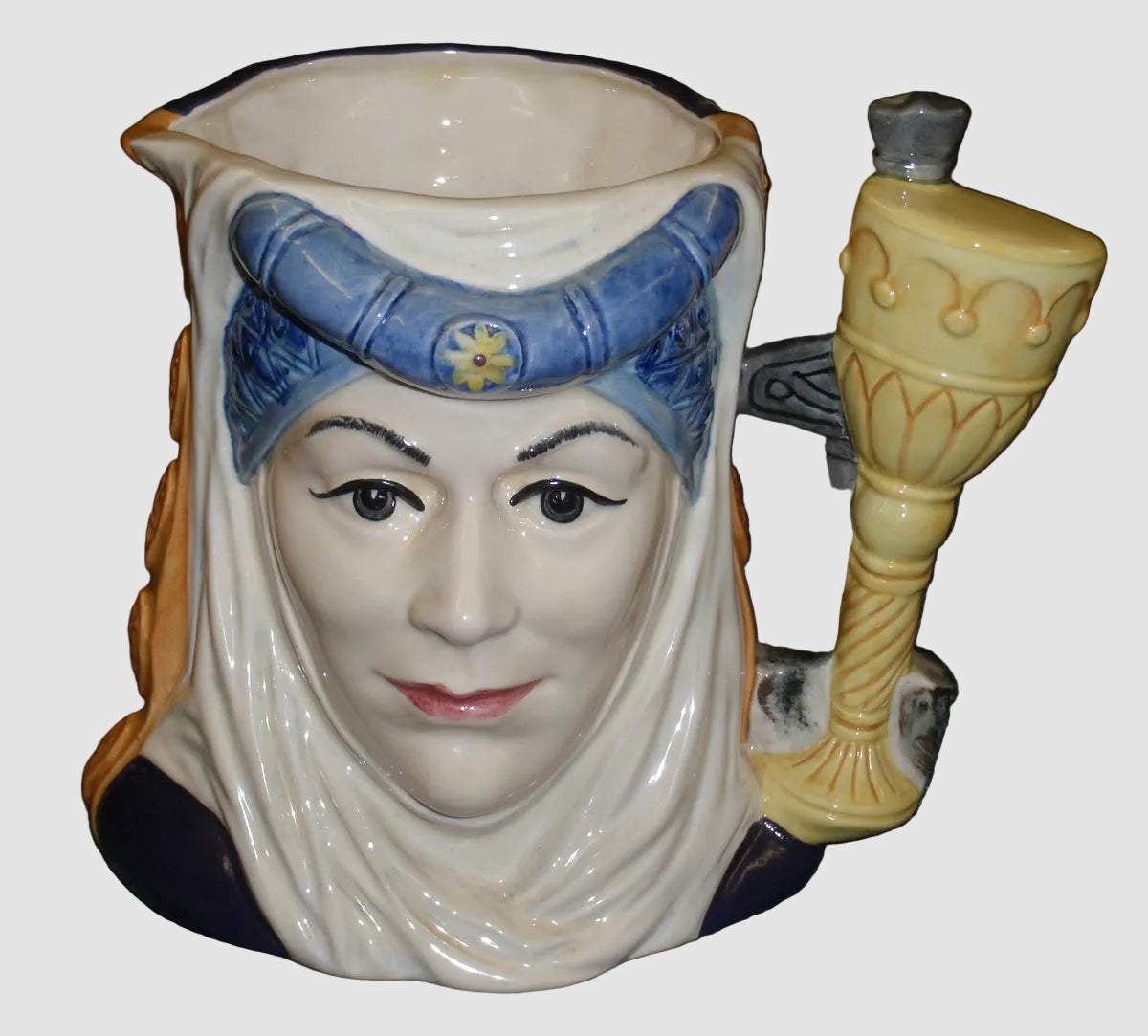 "King Arthur And Guinevere" Royal Doulton Large Character Jug D6836