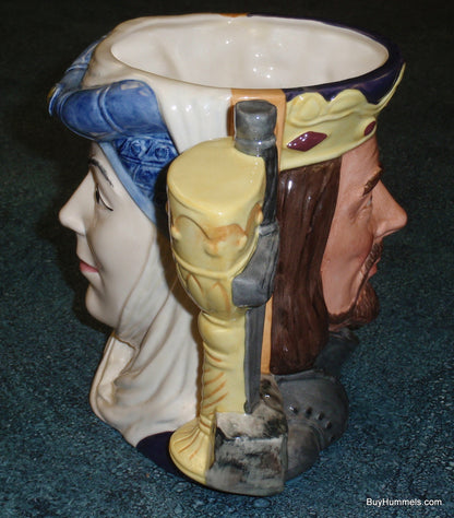 "King Arthur And Guinevere" Royal Doulton Large Character Jug D6836