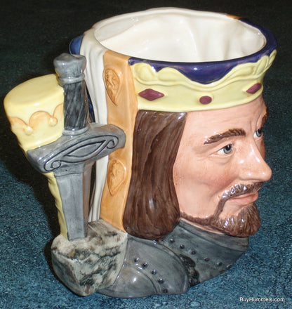 "King Arthur And Guinevere" Royal Doulton Large Character Jug D6836