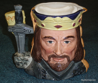 "King Arthur And Guinevere" Royal Doulton Large Character Jug D6836