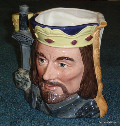 "King Arthur And Guinevere" Royal Doulton Large Character Jug D6836