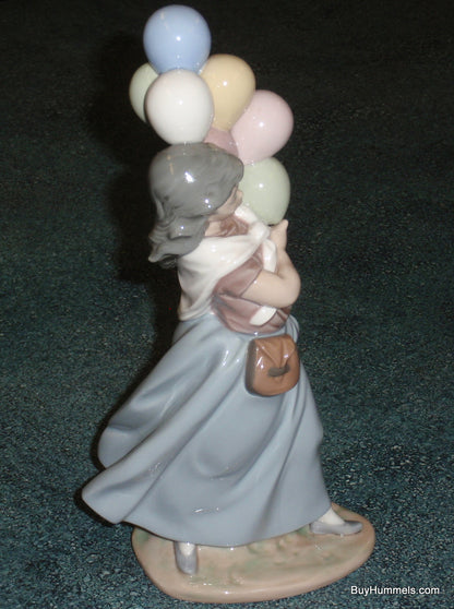 RETIRED Lladro Figurine "Balloon Seller" #5141 Glossy Finish