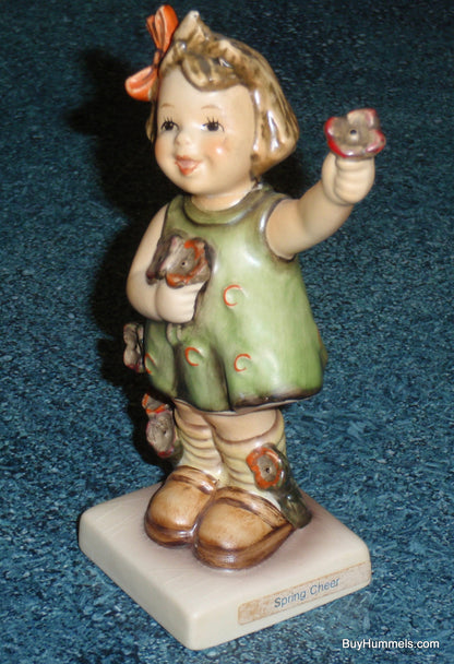 "Spring Cheer" Goebel Hummel Figurine #72 - Collectible Gift - Little Girl With Flowers In Her Hands!