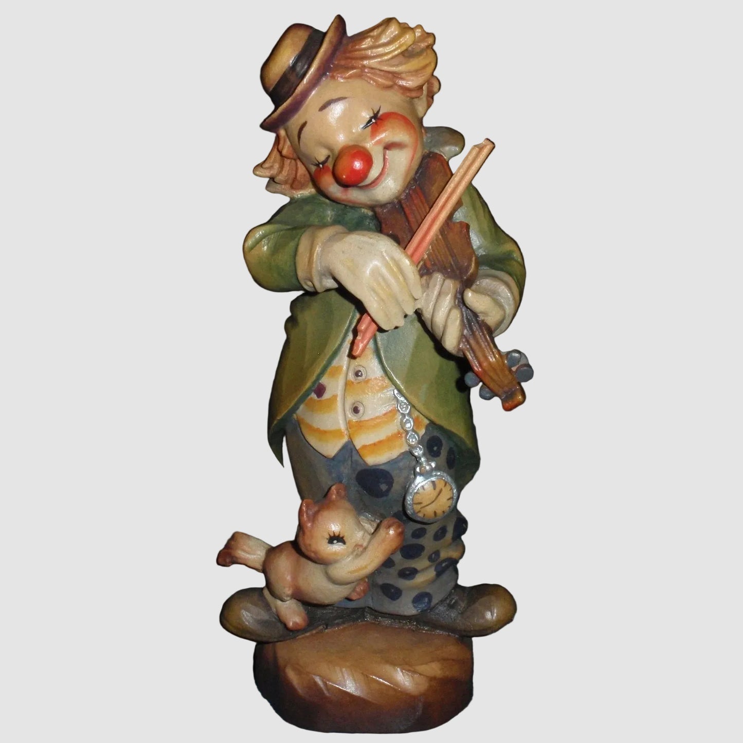 "Circus Serenade" ANRI Woodcarving Figurine #55560 - Signed Ulrich Bernardi (6")